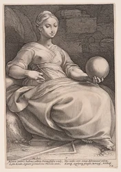 Erato, The Muse of Lyric Poetry, from The Nine Muses