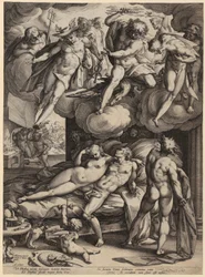 Holy Family with John the Baptist as a Boy, Plate 6 from the Series “The Life of the Virgin Mary”