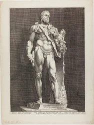 Hercules and Telephos, plate two from Three Famous Antique Sculptures