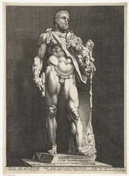 Hercules and Telephos (Emperor Commodus as Hercules) (Three Ancient Statues in Rome)