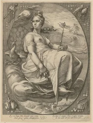Juno, Plate 3 from the Series "Three Goddesses"