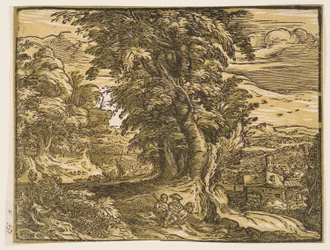 Landscape with a Shepherd Couple