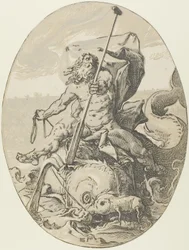 Oceanus, plate two from Demogorgon and the Deities