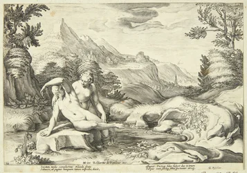Salmakis and Hermaphroditus
