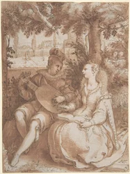 Spring, Drawing for Engraving of the Same Subject