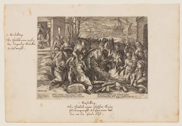 St Paul Bitten by the Viper, from The Acts of the Apostles