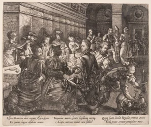 The Banquet of Tarquinius Collatinus, from The Story of Lucretia