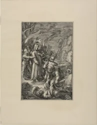 The Betrayal of Christ, plate three from The Passion of Christ
