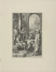 The Crowning with Thorns, plate seven from The Passion of Christ