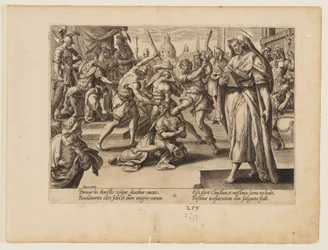 The Martyrdom of St James the Lesser, from The Martyrdom of Christ and the Apostles