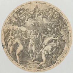 Separation of the Righteous from the Unrighteous, Plate 2 from the Series 