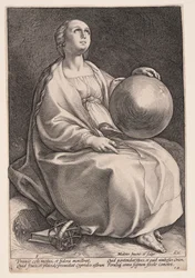 Urania, The Muse of Astronomy, from The Nine Muses