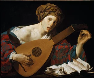 A Lute Player