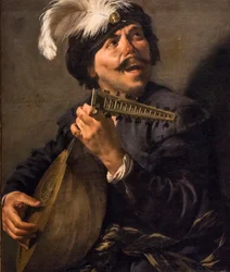 Lute Player Singing