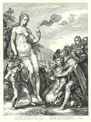 Venus, Cupid and the Two Pairs of Lovers