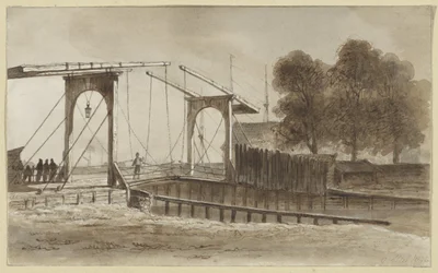 Drawbridge at Bikkerseiland in Amsterdam