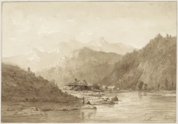 Mountain Landscape with a Lake