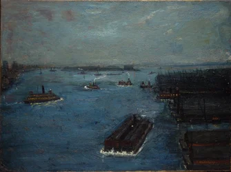 East River, Early Evening, c.1908