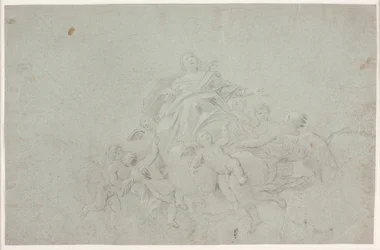 The Assumption of Mary. Composition Sketch