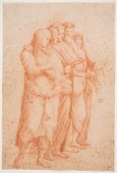 Study after Raphael: The School of Athens (The Upper Philosophy Group)