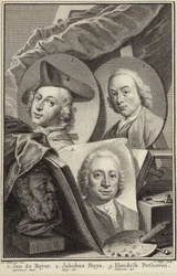 Portrait of Jan de Beijer, Jacobus Buys and Hendrik Pothoven