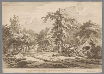 Landscape with Hay Wagon near Westerbork (Nine Views in Drenthe)