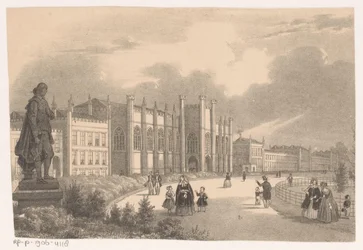 View of Willemshof in Willemspark around 1849