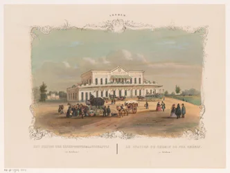 View of the station in Arnhem