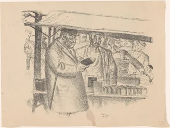 Book Stall at a Market