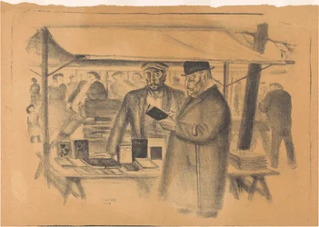 Bookstall at a Market