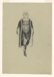 Figure with Nose in the Air