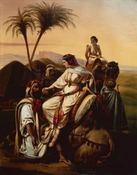 Boaz Welcoming Ruth