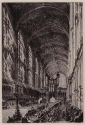 Cambridge: Interior of King