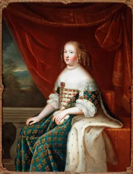 Portrait of Maria Theresa of Spain (1638-1683), queen of France