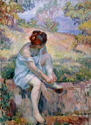 Before Bathing, 1906-1907