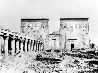 Temple of Isis, Philae, Nubia, Egypt, 1887