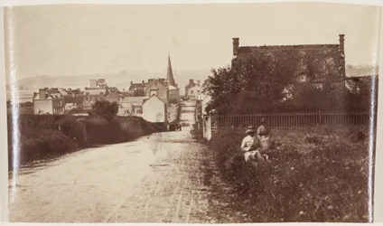 View of a Norman Town, c.1870
