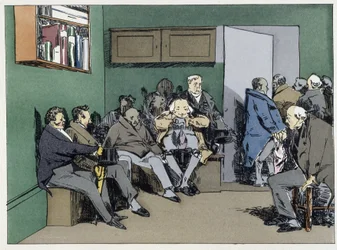 A Day of Hearing - in “Administrative Morals” by Henri Monnier