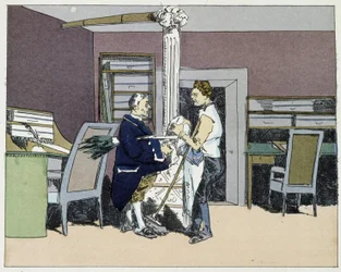 Eight Hours: Sweeping Offices and Political Discussion between Office Boys - in 