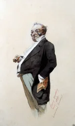 Portrait of the Author in Monsieur Prud