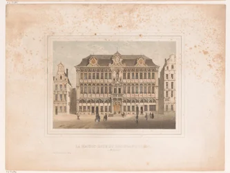 View of Maison Grand Place in Brussels