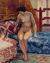 Nude on an Ottoman