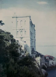 Elegant fortified building on the Gulf of Monaco