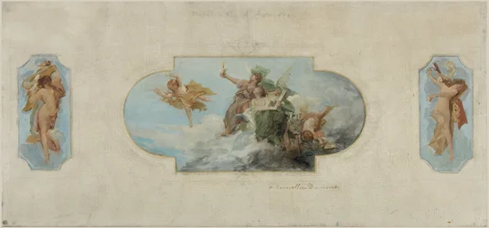 Sketch for Asnières Town Hall: Allegory of the Arts (Salle des Fêtes Ceiling), between 1900 and 1903