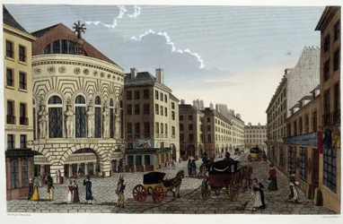 Theatre of the Opera Comique, circa 1820 in 