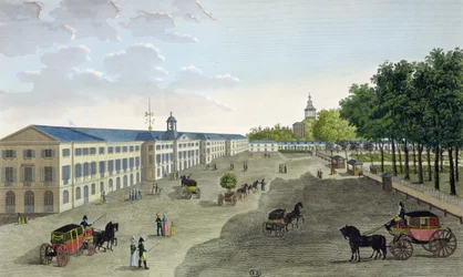 View of the New Gallery of the Museum of Natural History at Jardin des Plantes in Paris