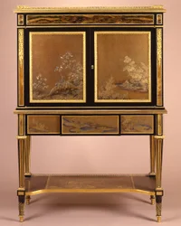 An Ormolu-Mounted Secretaire in the Louis XVI Style