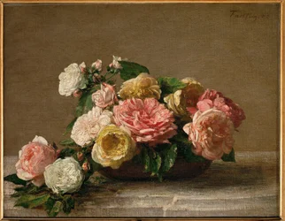 Roses in a Bowl