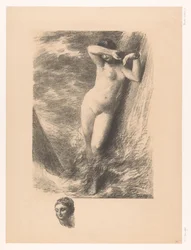 Andromeda Chained to a Rock in the Water