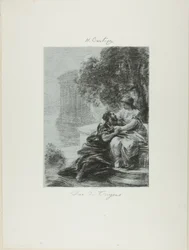 Duet of the Trojans, first plate